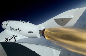 Сверхзвуковая скорость достигнута космическим кораблем SpaceShipTwo