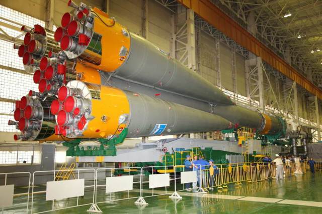 На стартовой площадке космодрома «Байконур» 26 мая будет установлена ракета-носитель «Союз-ФГ»
